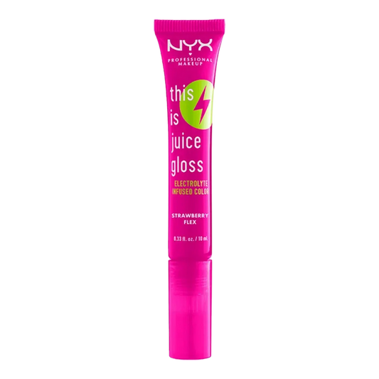 NYX This is Juice Gloss STRAWBERRY FLEX TIJG03 with glossy vegan shine and 12-hour hydration