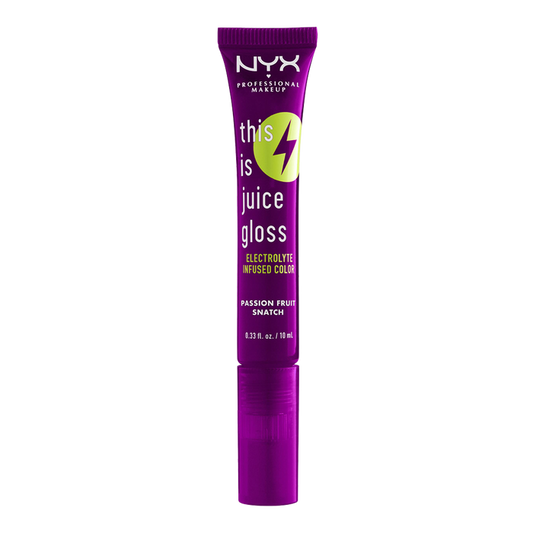 NYX This is Juice Gloss PASSION FRUIT TIJG06 with glossy vegan shine and 12-hour hydration