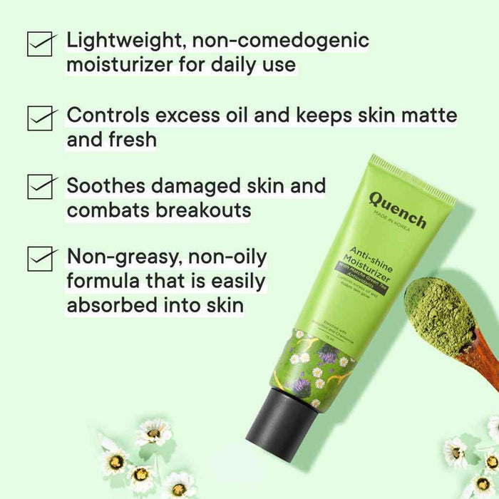 Oil Free Moisturizer with Matcha Green Tea - 75 ML Free