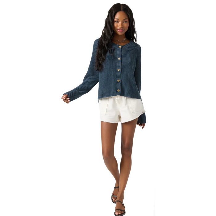 O'Neill Kerris Long Sleeve Cardigan Sweater in Slate
