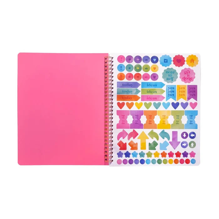 Ooly: Artful Notes Reverse Coloring Book and Notebook - Geoscape
