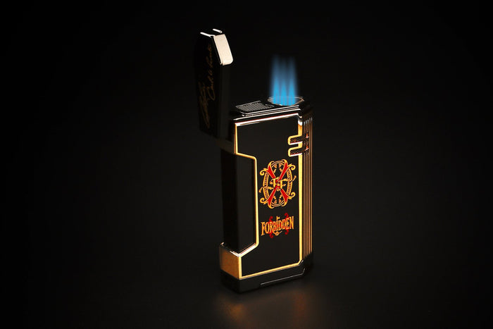 Opus X Rare Black Magma X Lighter