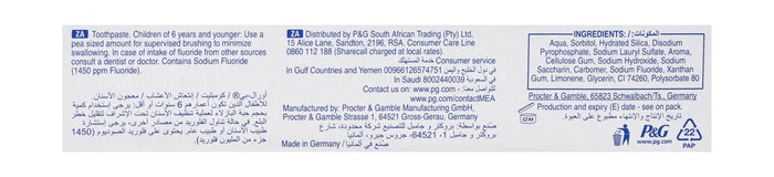 Oral-B Complete Fluoride Toothpaste & Mouthwash with Mint & Lime Extract, 100ml - Makkah Pharmacy