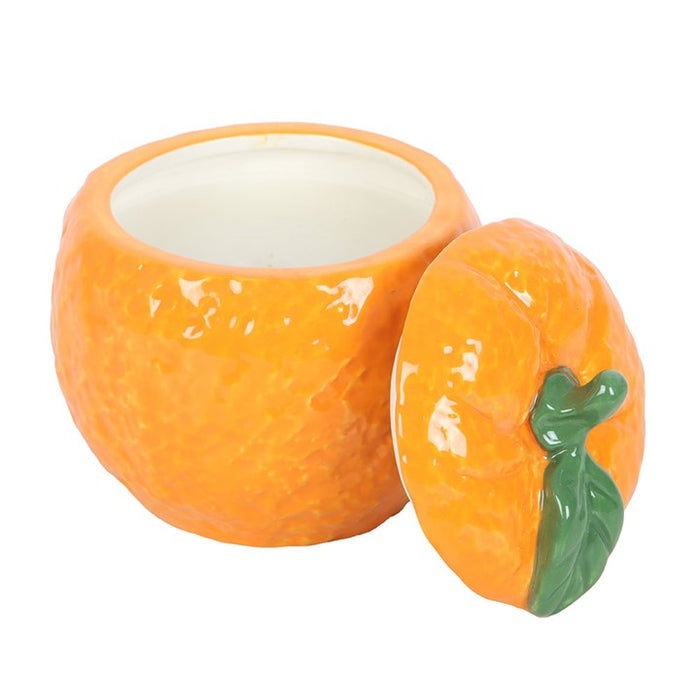 Orange Shaped Candle Jar 🇬🇧