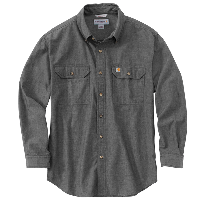 ORIGINAL FIT LONG SLEEVE SHIRT - BKC-Black Chambray | Carhartt 104368