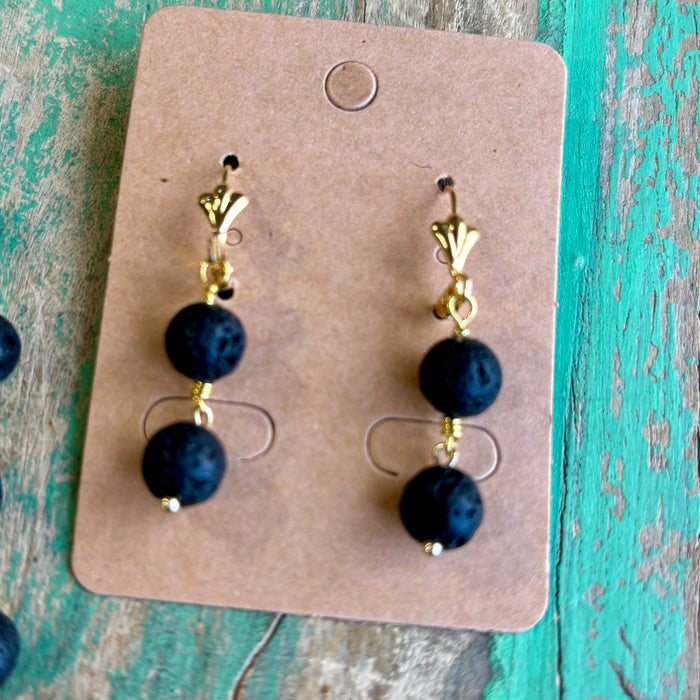 Our Lady of Guadalupe Lava Necklace or Earrings or Bracelet