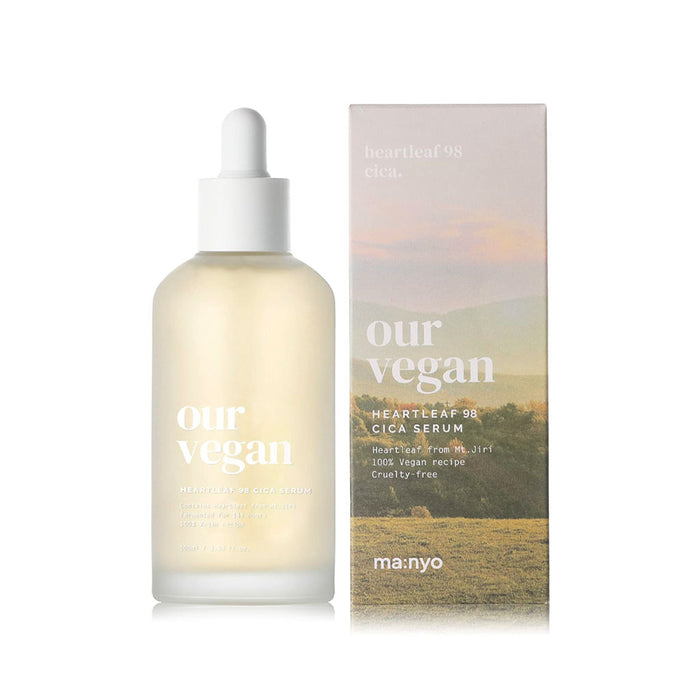 Ma:nyo Our Vegan Heartleaf 98 Cica Serum Nudie Glow Australia