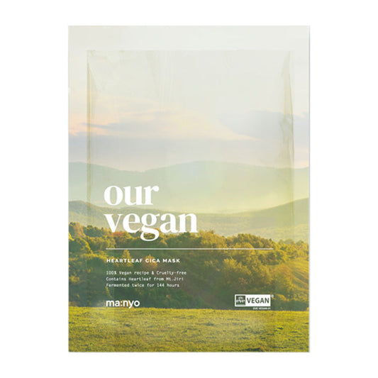 Ma:nyo Our Vegan Heartleaf Cica Mask Nudie Glow Australia