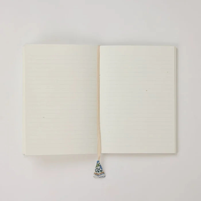 Paper Mirchi A5 Ruled Notebook- Trellis Indigo - Precious Sparkle
