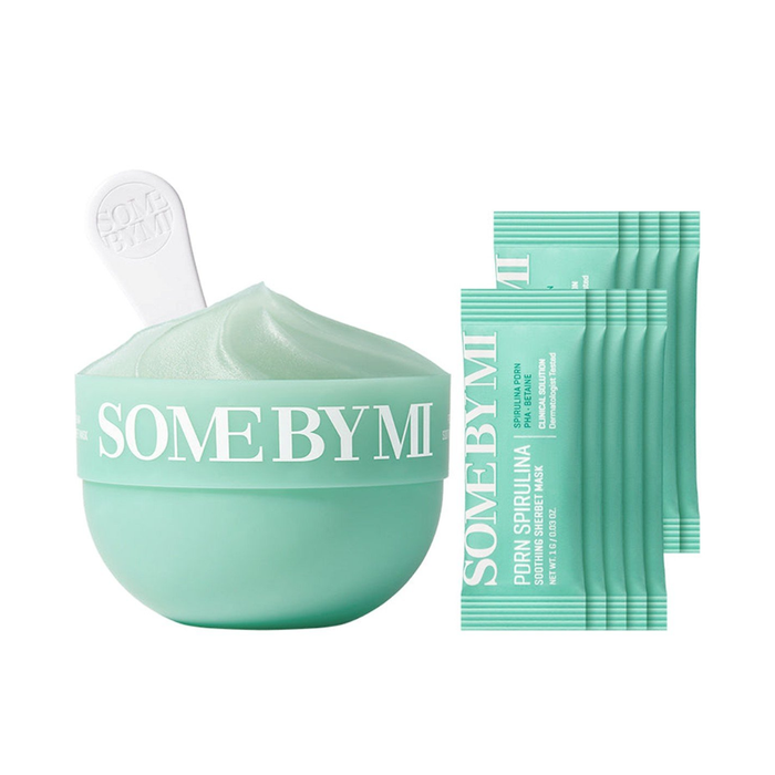 Some By Mi PDRN Spirulina Soothing Sherbet Mask Nudie Glow Australia