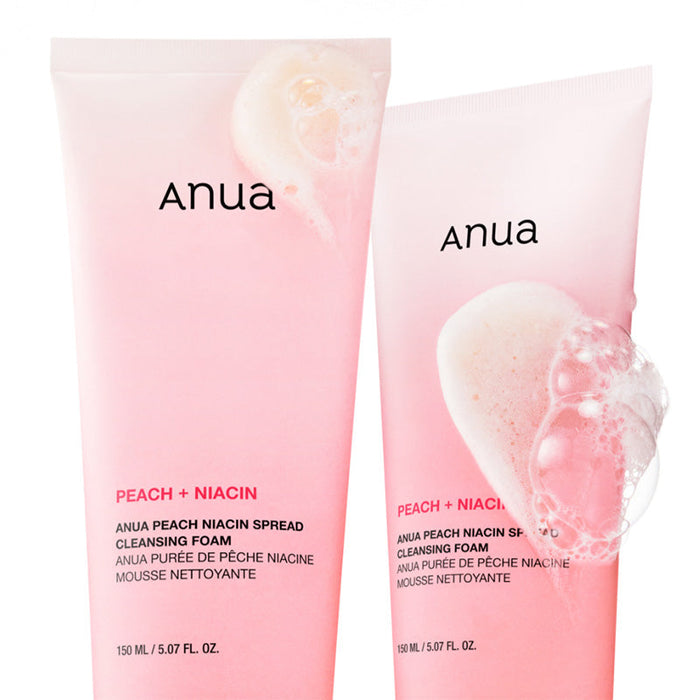 Peach Niacin Spread Cleansing Foam