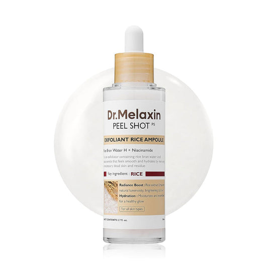 Dr. Melaxin Peel Shot Exfoliating White Rice Ampoule Nudie Glow Australia