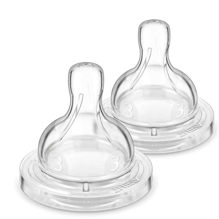 Philips Avent Scf633/27 - 2 Classic Medium Flow Teat,3 Holes