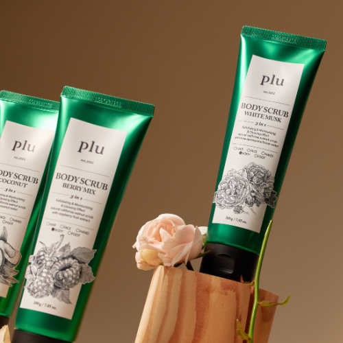 plu Body Scrub Cotton Blossom 3 in 1 200g