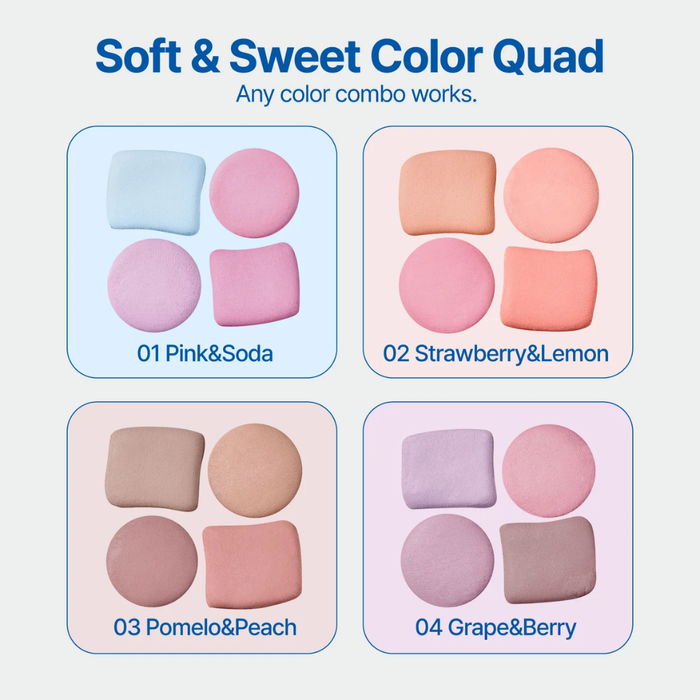 Fwee Pocket Cheek Palette Nudie Glow Australia