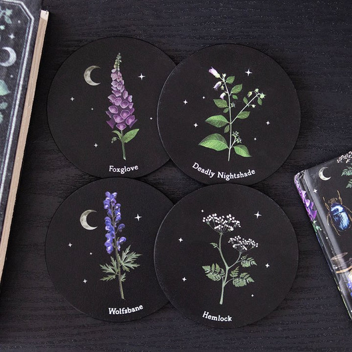 Poisonous Plants Coaster Set 🇬🇧