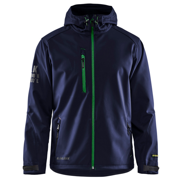 PRO SOFTSHELL JACKET - 8942-Navy Green | Blaklader 49392517