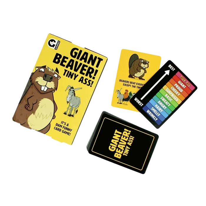 Professor Puzzle: Giant Beaver! Tiny Ass! Card Game