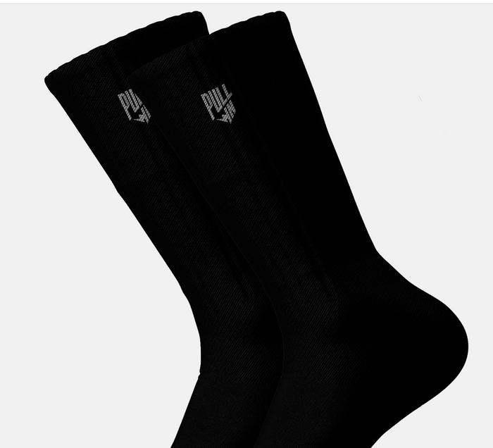 PULLIN BLACK SOCKS