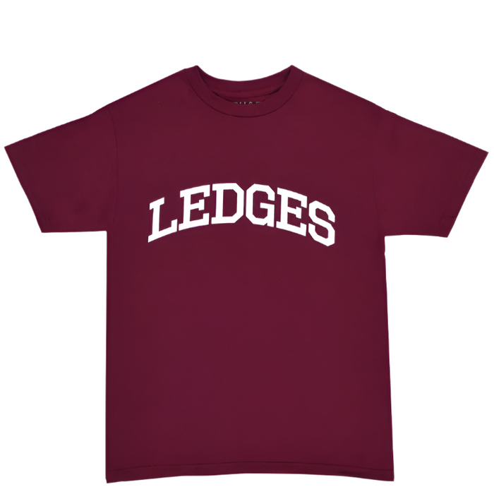 Quasi Ledges Burgundy Tee