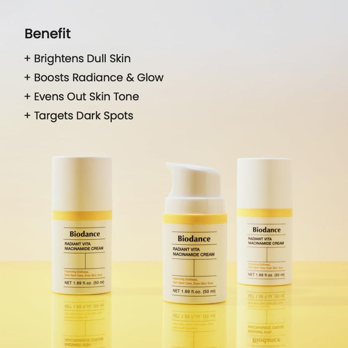 Biodance Radiant Vita Niacinamide Cream Nudie Glow Australia