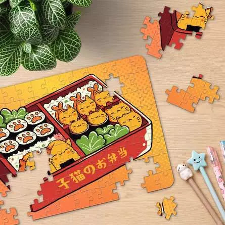 Ravensburger: Kawaii Cats Bento 100pc Puzzle