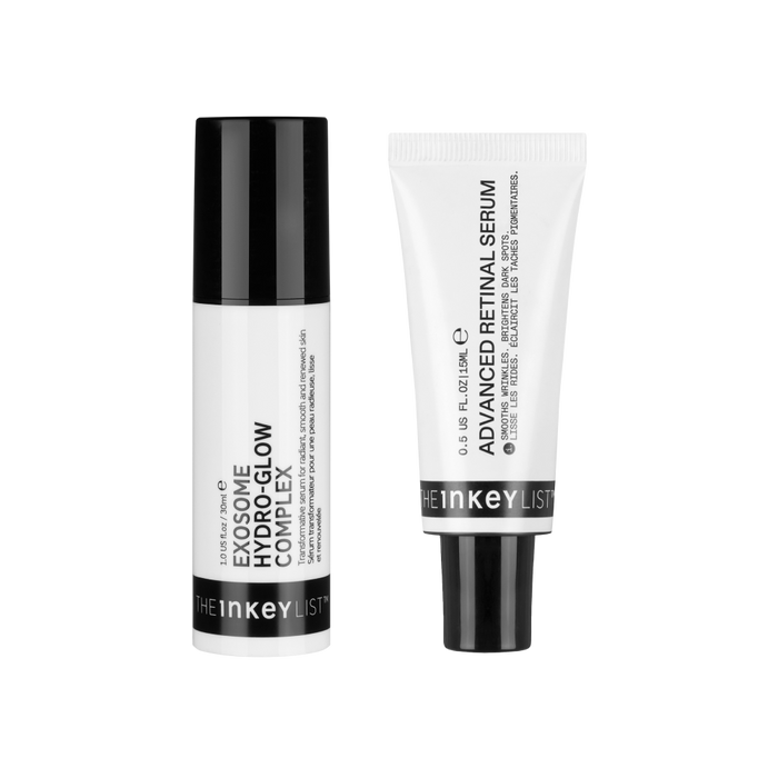 Two skincare products from The Inkey List on a white background