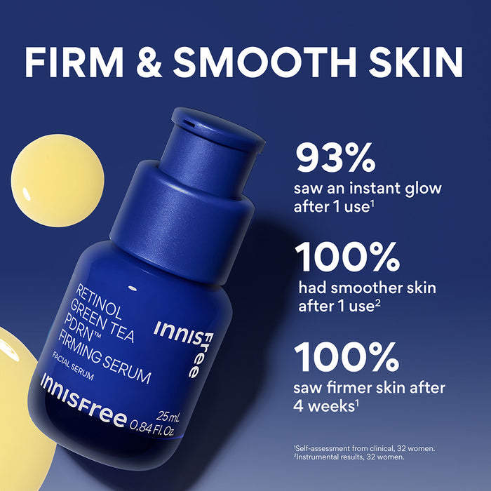 Retinol Green Tea PDRN™ Firming Serum: firm & smooth skin claims