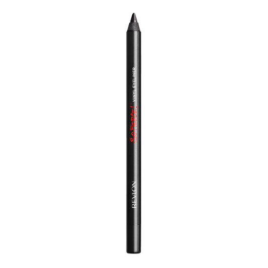 Revlon Vinyl Eyeliner 864 Force of Steel – gunmetal eyeliner with vinyl pigment, waterproof 16HR hold and smooth gel finish