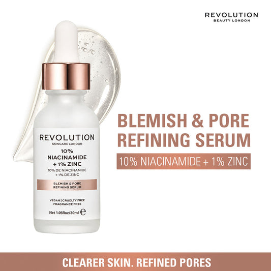 Revolution Skincare Blemish and Pore Refining Serum - 10% Niacinamide + 1% Zinc
