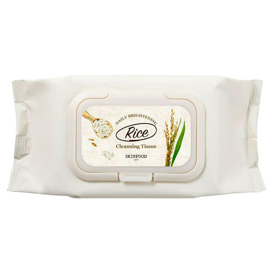 Skinfood Rice Daily Brightening Cleansing Tissue Nudie Glow Australia