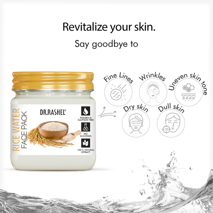 rice water face pack benefits