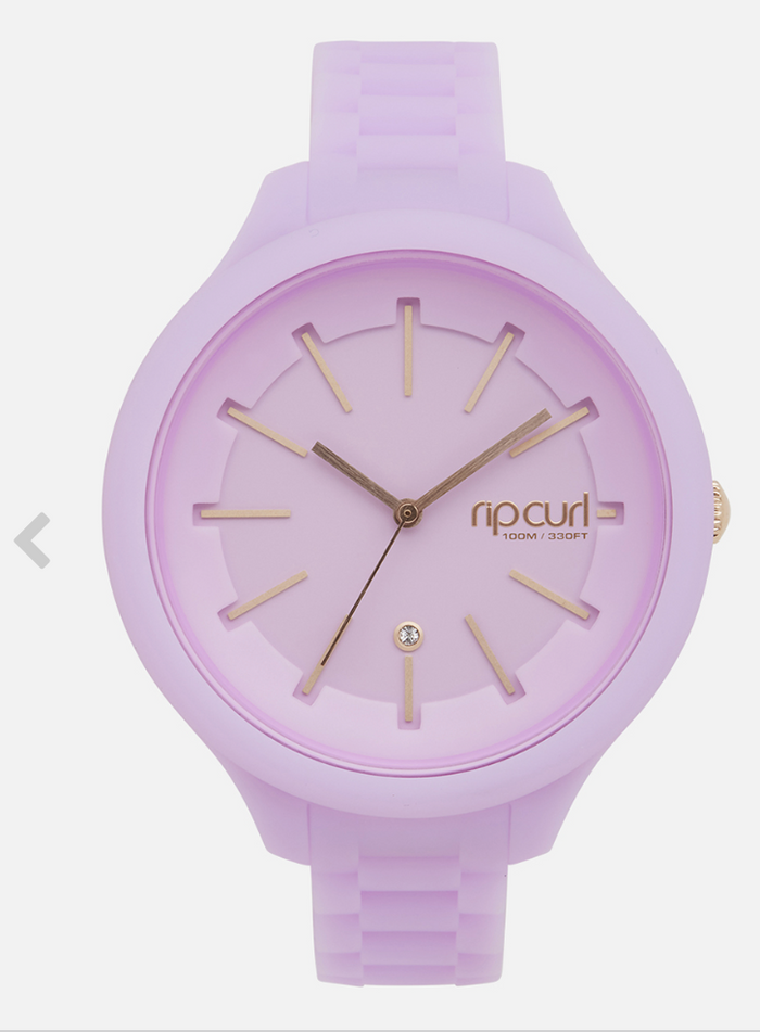 Rip Curl Deluxe Horizon Silicone Watch- Lilac