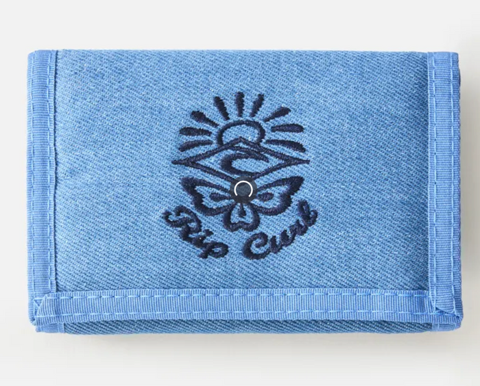Rip Curl Distressed Denim Wallet