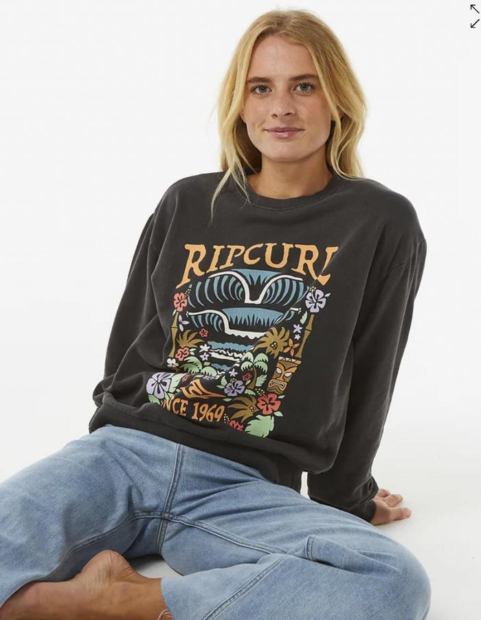 Rip Curl Tiki Tropic Relaxed Crew Fleece
