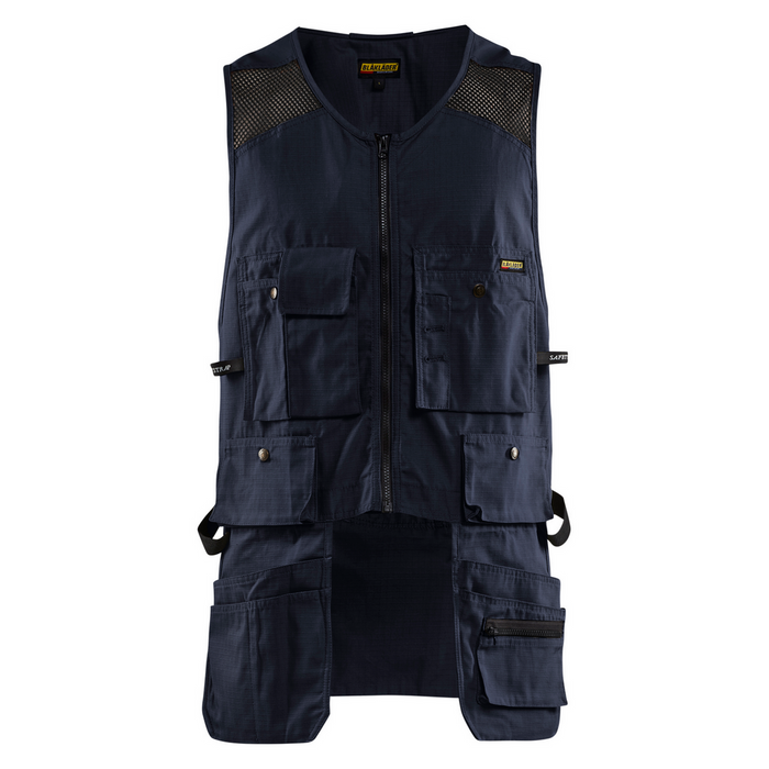 RIP STOP KANGAROO MESH VEST - 8600-Navy Blue | Blaklader 31151330