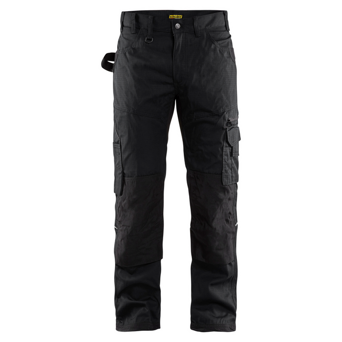 RIP STOP PANTS WITH KNEE POCKETS - 9900-Black | Blaklader 16901330