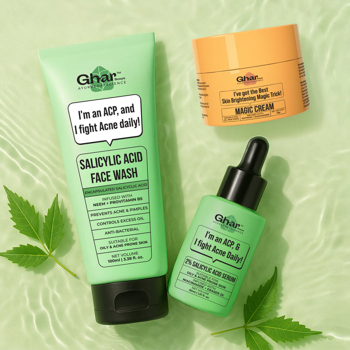 Salicylic Acid Serum + Face Wash+ Magic Cream