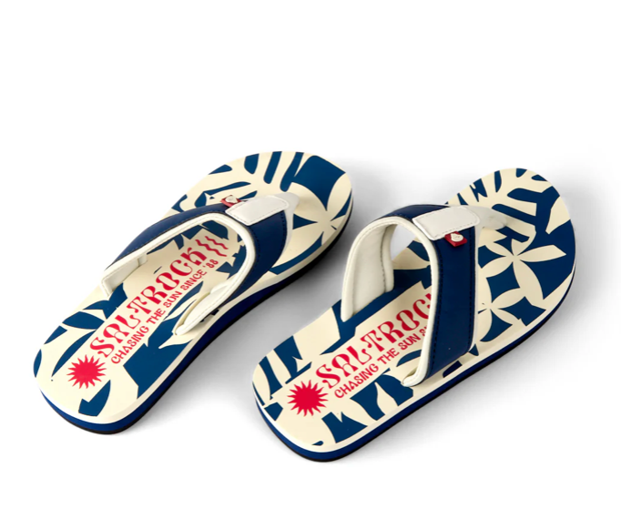 SALTROCK Balance - Womens Flip Flops - Blue -