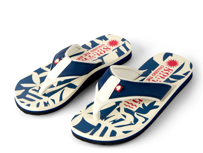 SALTROCK Balance - Womens Flip Flops - Blue -