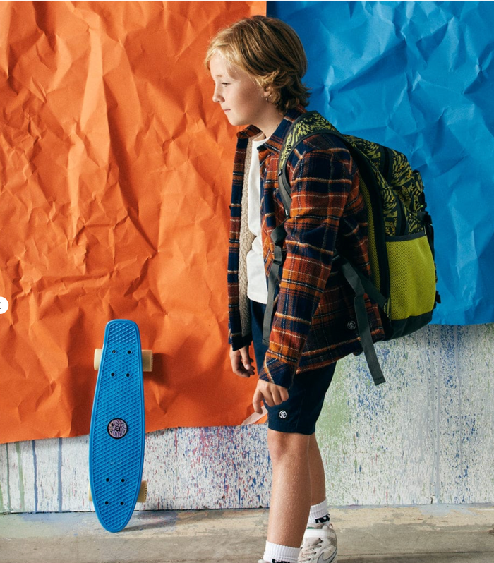 Saltrock Cabin - Toddler Sherpa Lined Shacket - Orange =SALE=