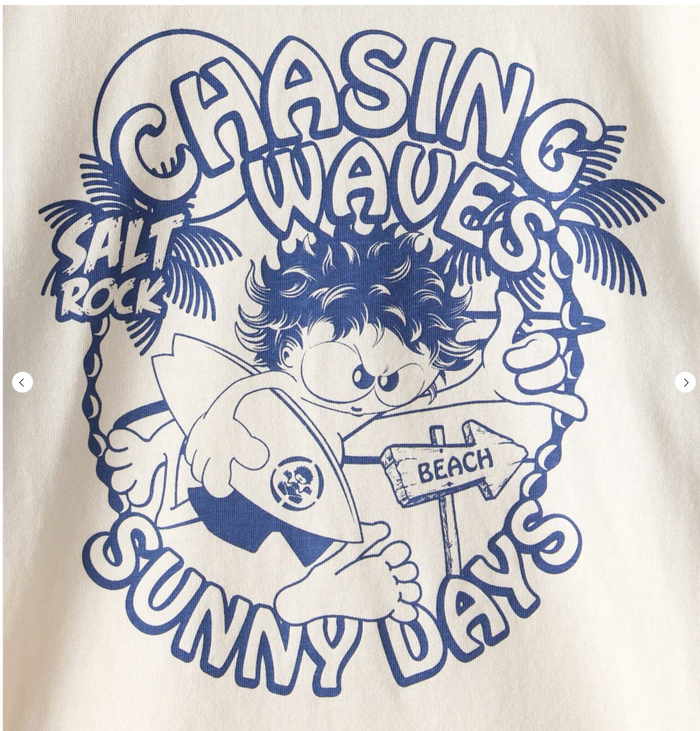 SALTROCK Chasing Waves - S/S Tee - CREAM