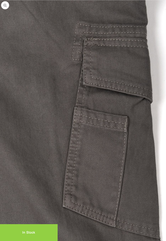 SALTROCK Godrevy 2 - Mens Cargo Trousers - Dark Grey