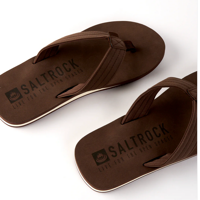 SALTROCK Keanu - Mens Flip Flops - Brown