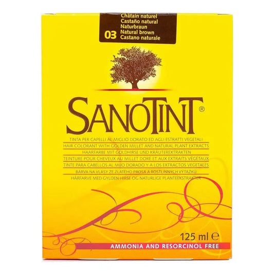 Sanotint Classic Ammonia Free Hair Color 03 Natural Brown 125ml Sanotint