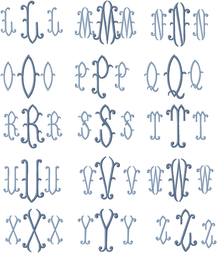 SASHA MONOGRAM FONT