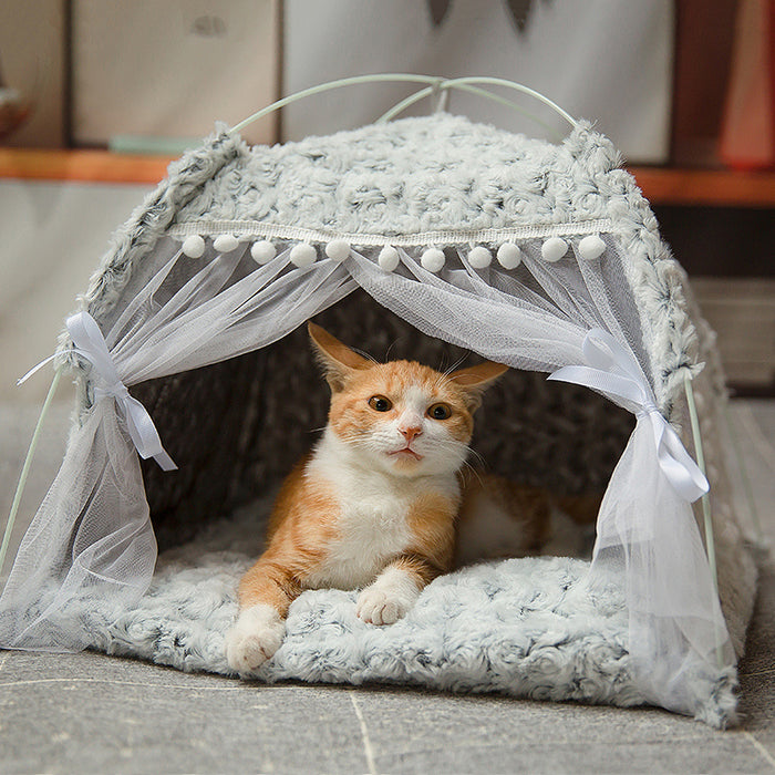 Semi-enclosed pet bed 🇨🇳