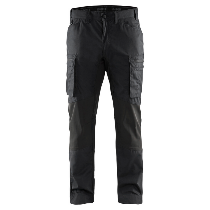SERVICE PANTS WITH STRETCH - 9900-Black | Blaklader 16551845