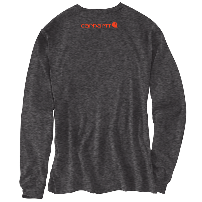 SIGNATURE SLEEVE LOGO LONG SLEEVE T-SHIRT - CRH-Carbon Heather | Carhartt K231