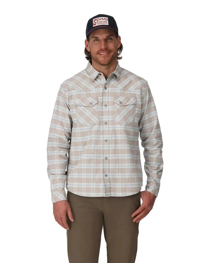 14272-1367-Ms-Brackett-Flannel-Model-F25-Front_jpg - Mossy Creek Fly Fishing